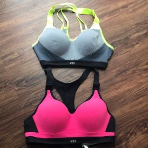 Two Victoria Secret Sports Bras